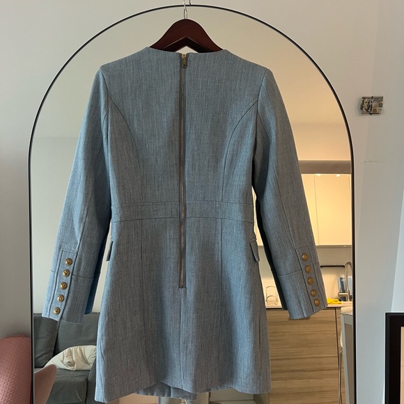 Balmain blazer size S (0-2) light blue - Picture 4 of 17